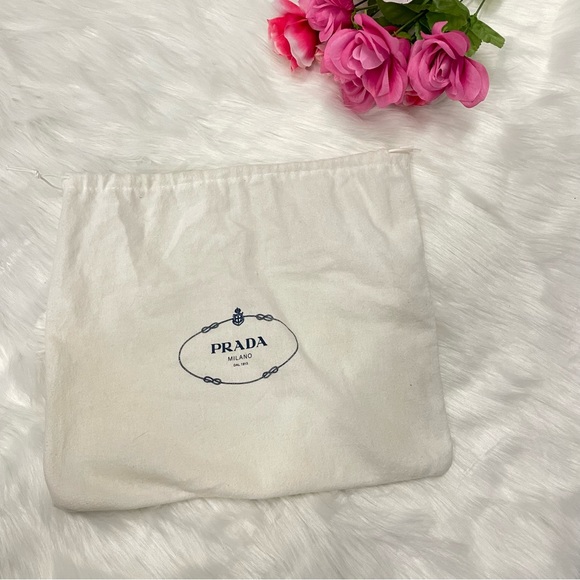 Prada Beige Satin Clutch - Picture 10 of 10